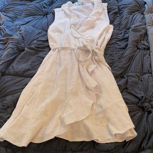 White Draper James Wrap Dress